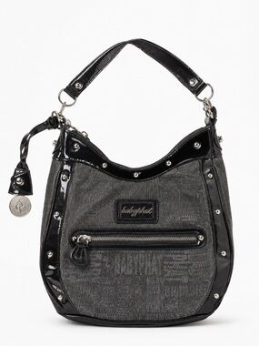 2006 Baby Phat Black Hobo Shoulder Bag Y2K